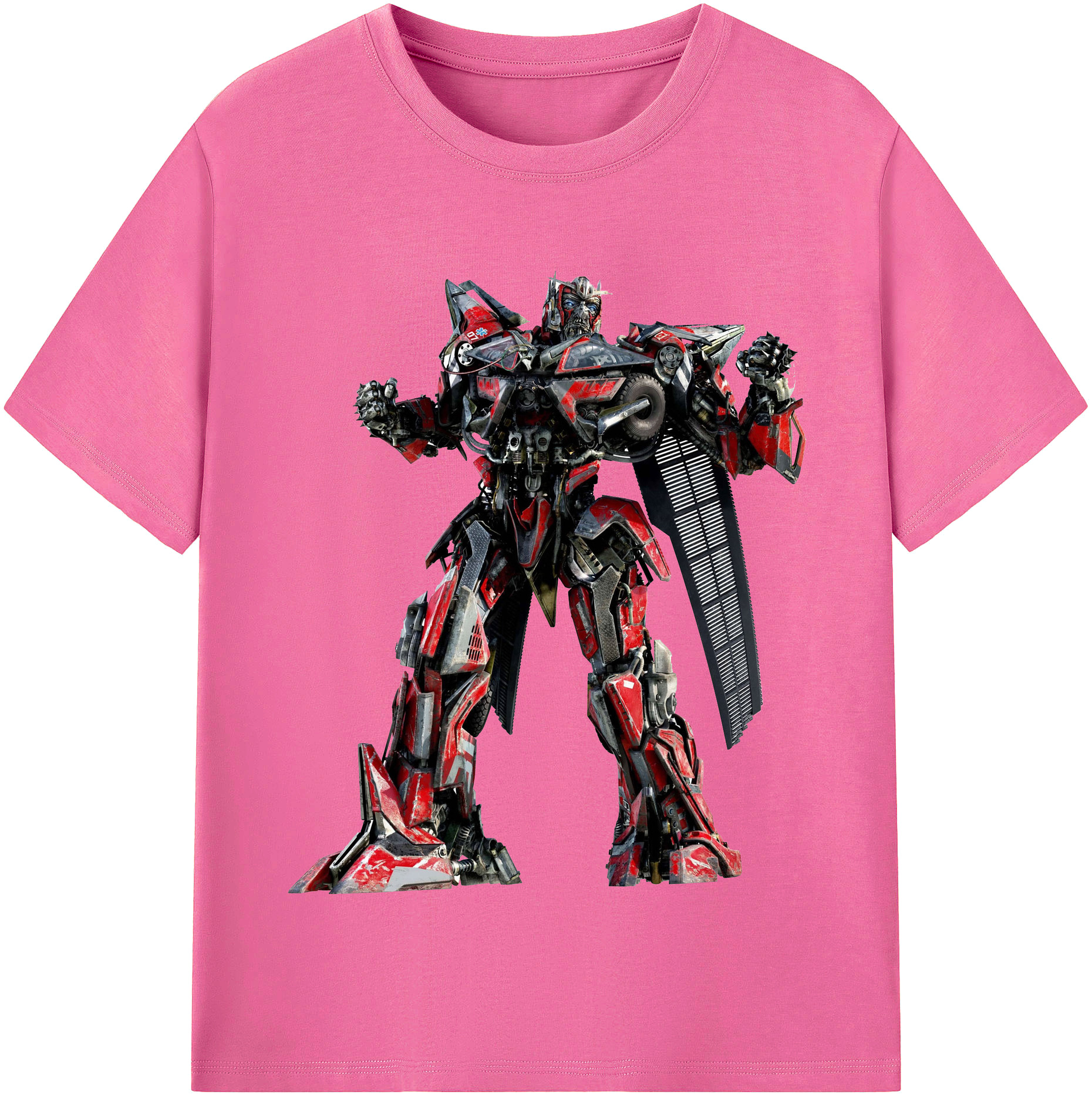 （画像用）  レディースカジュアルプリントTシャツ（綿100％）